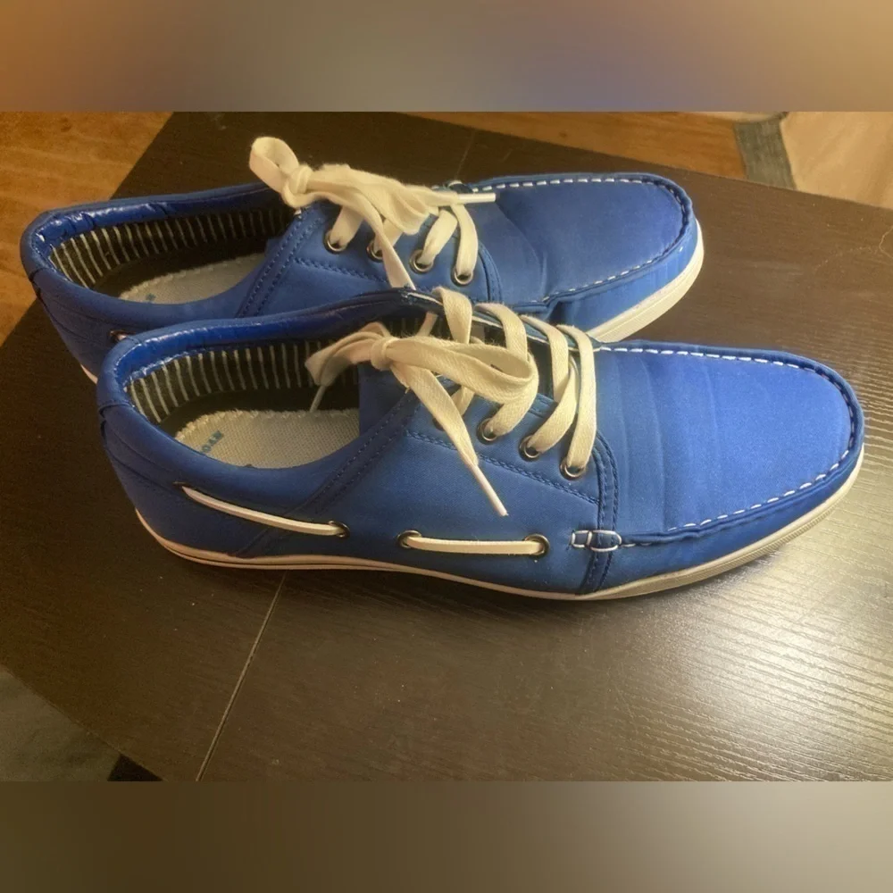 David Stone blue loafers in EUC in size Men’s 10.5 M. See pictures